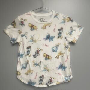 Mickey & Friends Disney 100 Anniversary T-Shirt Girls Size XXL